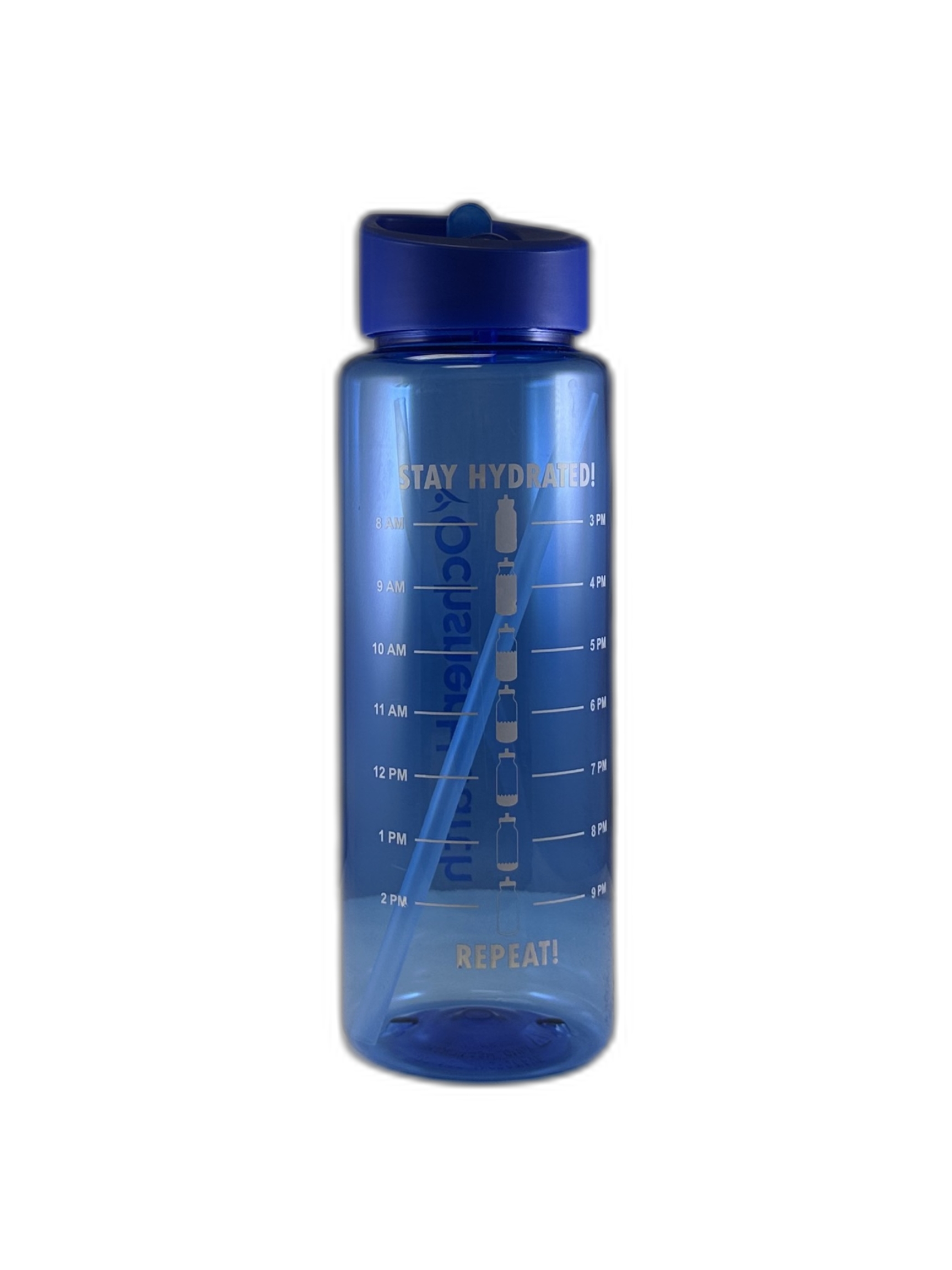 32oz Blue Hydrate Bottle, , large image number 1